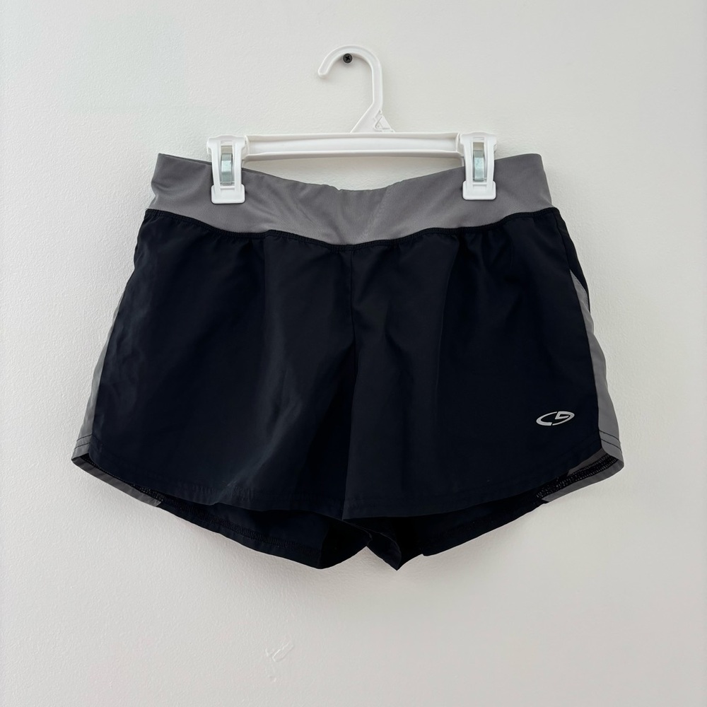 Black Champion Running Shorts